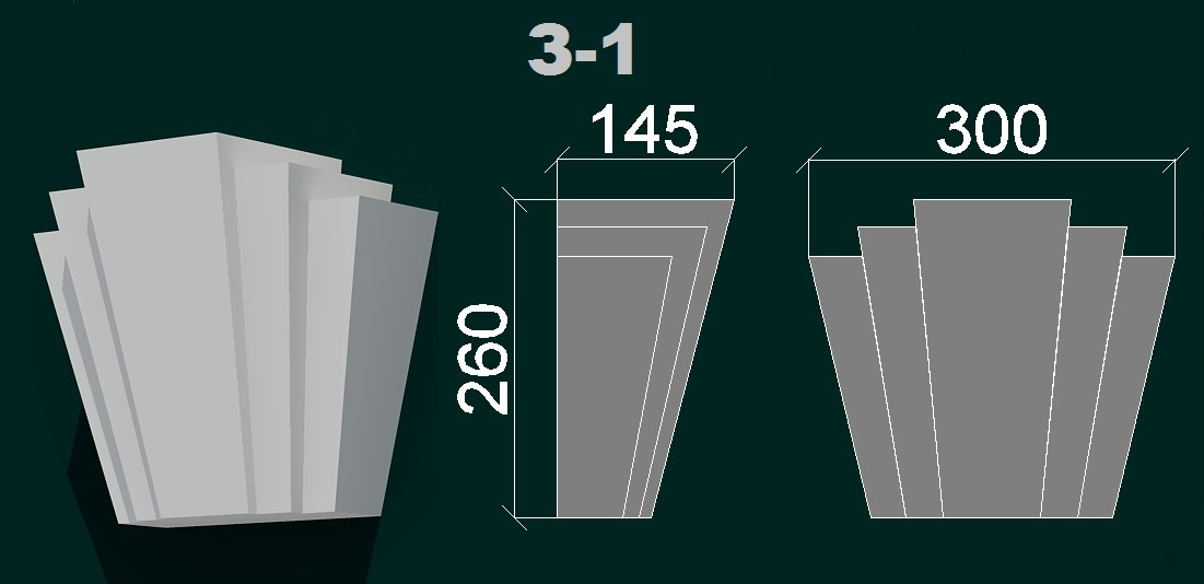 Замковый камень Ф 1